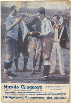 Lot of (2) 1930 World Cup Magazines: El Grafico & Mundo Uruguayo